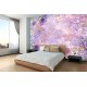 Wall photo mural designer mix flowers and ornaments in 2 variants