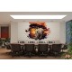 Wall mural 3D effect brick wall and rhino Wall mural 3D effect brick wall and rhino