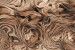 Wallpapers mural abstract meanders in  2 colors