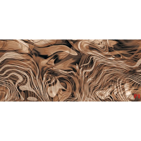 Wallpapers mural abstract meanders in 2 colors Wallpapers mural abstract meanders in 2 colors