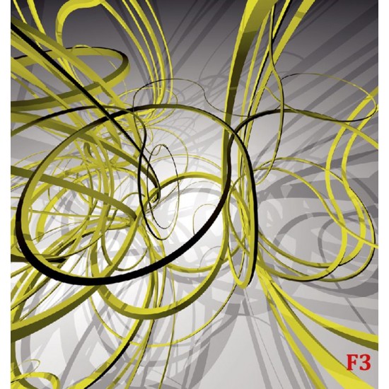 Wallpapers mural modern spirals in green and grey Wallpapers mural modern spirals in green and grey