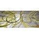 Wallpapers mural modern spirals in green and grey Wallpapers mural modern spirals in green and grey