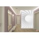 Photo murals white-gray spiral Photo murals white-gray spiral