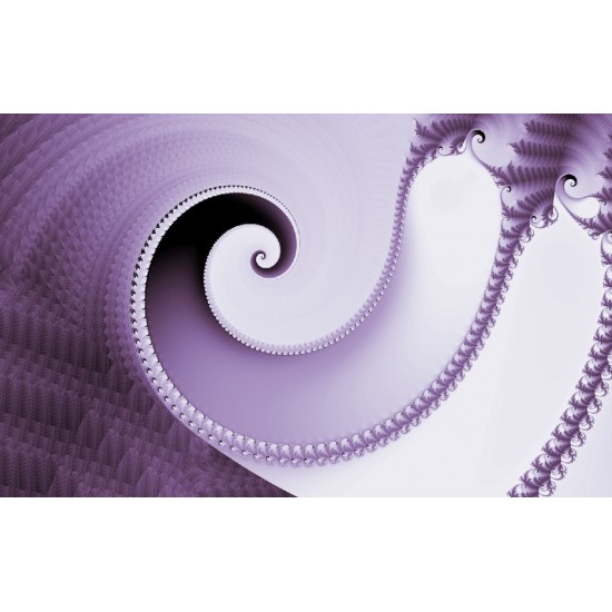 Wallpapers mural elegant spiral in color violet Wallpapers mural elegant spiral in color violet