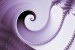 Wallpapers mural elegant spiral in color violet