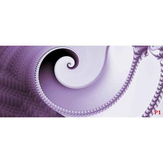 Wallpapers mural elegant spiral in color violet Wallpapers mural elegant spiral in color violet