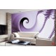 Wallpapers mural elegant spiral in color violet Wallpapers mural elegant spiral in color violet
