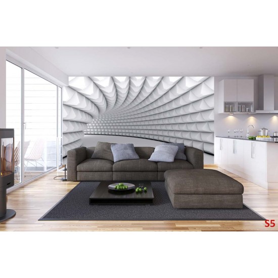 Wall murals modern spiral tunnel 