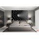 Wall mural 3D spiral tunnel in black