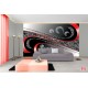 Wallpapers mural spirals in red and black