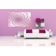 Wall murals abstract fan in pink Wall murals abstract fan in pink