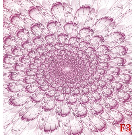 Wall murals abstract fan in pink Wall murals abstract fan in pink