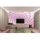 Wall murals abstract fan in pink Wall murals abstract fan in pink