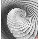 Wall murals modern spiral in grey 2