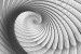 Wall murals modern spiral in grey 2