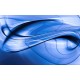 Wall mural abstract waves in blue color Wall mural abstract waves in blue color