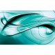 Wall mural abstract waves in grey and green color Wall mural abstract waves in grey and green color