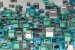 Wall murals 3D abstract colorful cubes in 4 colors