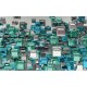 Wall murals 3D abstract colorful cubes in 4 colors