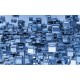 Wall murals 3D abstract colorful cubes in 4 colors