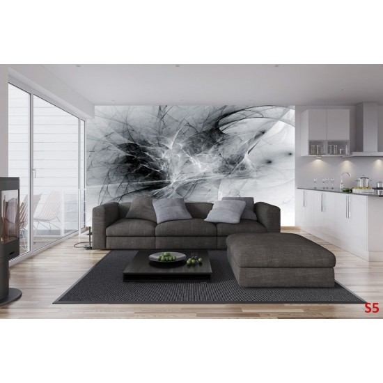 Wallpapers mural black and white smoke Wallpapers mural black and white smoke