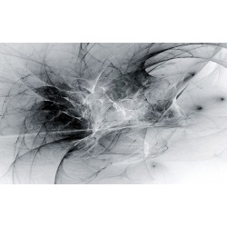 Wallpapers mural black and white smoke