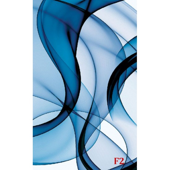 Wall mural waves in blue Wall mural waves in blue