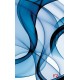 Wall mural waves in blue Wall mural waves in blue