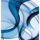 Wall mural waves in blue Wall mural waves in blue