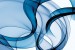 Wall mural waves in blue 