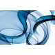Wall mural waves in blue Wall mural waves in blue