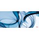 Wall mural waves in blue Wall mural waves in blue
