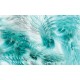 Wallpapers mural feathers in turquoise