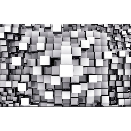 Wall murals 3D abstract geometric cubes 1 Wall murals 3D abstract geometric cubes 1