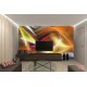 Wall mural abstraction in orange Wall mural abstraction in orange