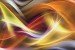 Wall mural abstraction in orange