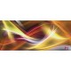 Wall mural abstraction in orange Wall mural abstraction in orange