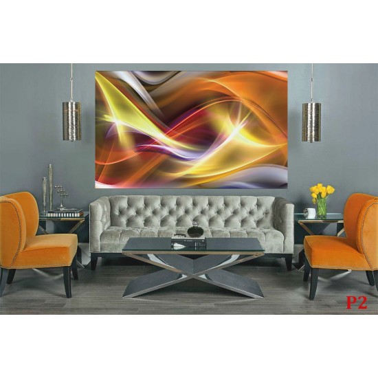 Wall mural abstraction in orange Wall mural abstraction in orange
