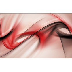 Wallpapers mural modern waves in pink background