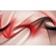 Wallpapers mural modern waves in pink background