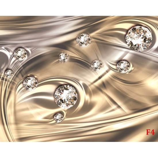 Photo mural diamond fairy abstract in 3 colors Photo mural diamond fairy abstract in 3 colors