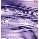 Photo mural modern waves with diamonds in purple and pink