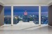 Photo mural room view with New York 3d effect