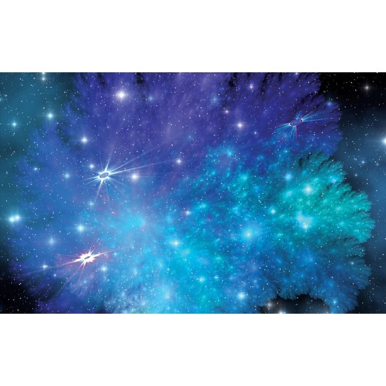 Wall mural star abstraction Wall mural star abstraction