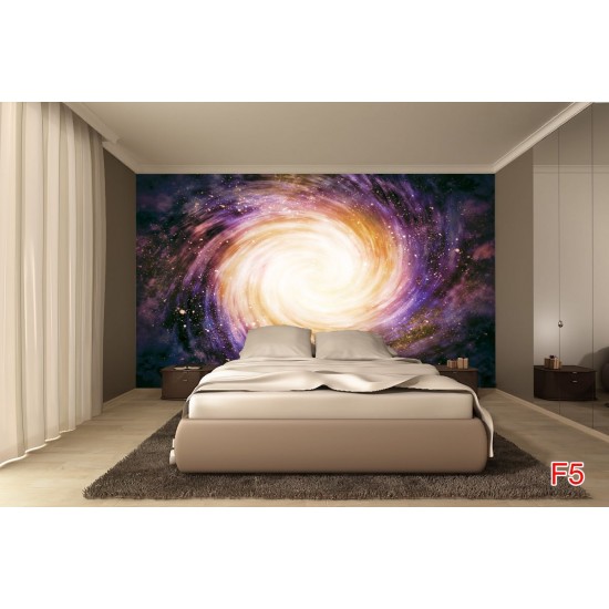 Wall murals space area in 2 options