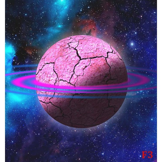 Wallpaper mural space stars pink planet Wallpaper mural space stars pink planet