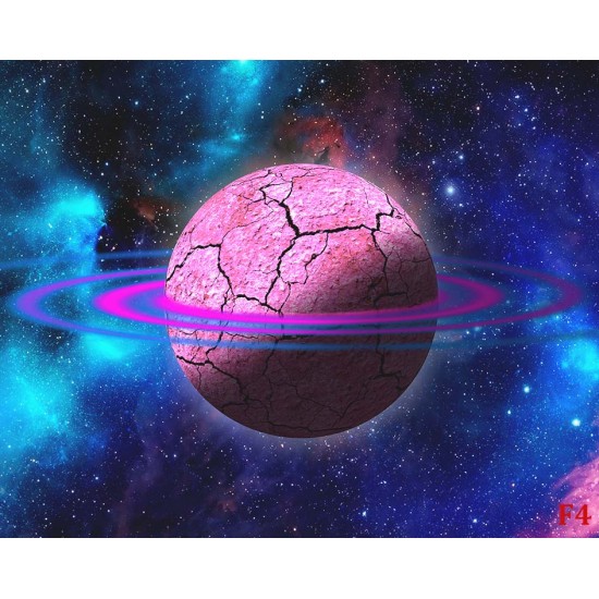 Wallpaper mural space stars pink planet Wallpaper mural space stars pink planet