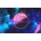 Wallpaper mural space stars pink planet Wallpaper mural space stars pink planet