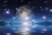 Wall mural abstract view of planet Earth and water
