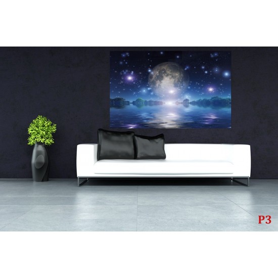 Wall mural abstract view of planet Earth and water Wall mural abstract view of planet Earth and water